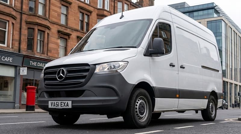 VanFlexa delivery van on the road
